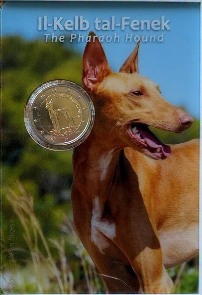 Otra imagen de 2 euros conmemorativa Sabueso Faraón